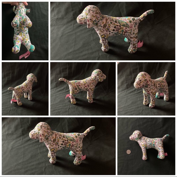 Victorias Secret ~ VS PINK! Plush Stuffed Dogs ~ Collector Figures ~ Lot of 8! - Picture 7 of 8